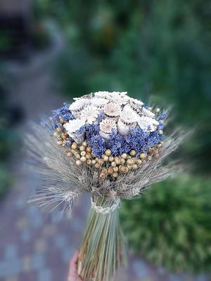 Natural Floral Arrangement, Dried Flowers Bouquet, Everlasting - Yahoo  Shopping