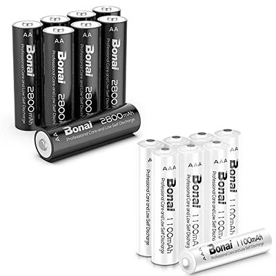 Rechargeable AA Batteries,4 Pc-1.5v AA Lithium Batteries,4-In-1 Type-C USB  AA Rechargeable Battery,2000 mAh AA Batteries Rechargeable,Lithum-Ion