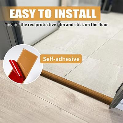 Floor Transition Strip Self Adhesive,Carpet to Tile Transition