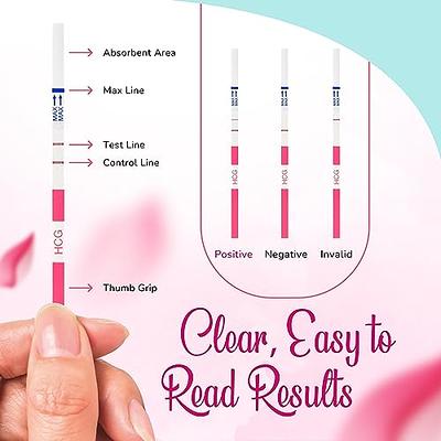 Easy@Home Pregnancy Test Strips Kit: 10-Pack HCG Test Strips, Early  Detection Home Pregnancy Test