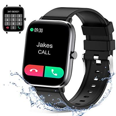 Smart Watch 2022 (Call Receive/Dial) Fitness Compatible iPhone Black
