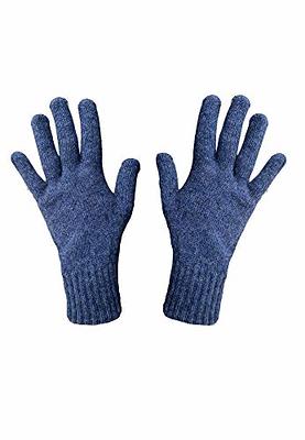 Genuine Merino Wool and Possumdown Fingerless Gloves for Men and Women