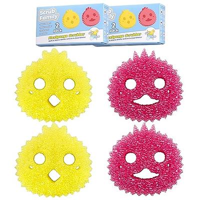 Scrub Daddy Original Multi-Pack 4ct Sponges, You Control Your Scrubbing  Power! Scrub Daddy's FlexTexture® Foam is Firm in Cold Water for Tough  Scrubbing and Soft in Warm Water for Light Cleaning. 