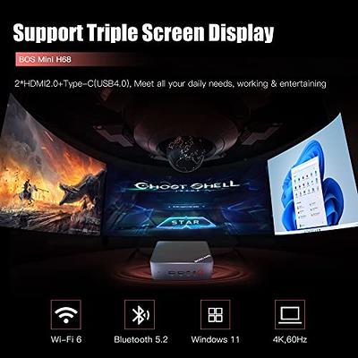 Beelink SER5 Mini PC, AMD Ryzen 5 5560U 6 Core(Up to 4.0GHz), 16GB DDR4 RAM  500GB NVMe M.2 SSD, RX Vega7, Mini Desktop Computer for Home/Office/Gaming  - Yahoo Shopping