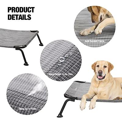  Veehoo Cooling Outdoor Elevated Dog Bed - Chewproof Raised Dog  Cots Bed for Large Dogs, Washable Pet Platform with Non-Slip Feet for  Indoor and Outdoor, Large, Blue : Pet Supplies