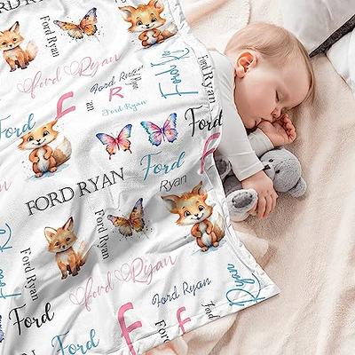  Personalized Fox baby clothes girls Custom name baby