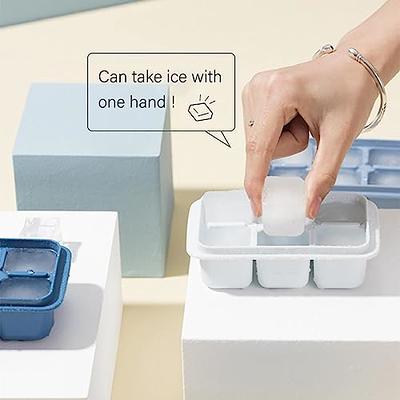 Cool Ice Cup Making Household Silicone Ice Lattice With Lid Refrigerator  Ice Box Internet Small Ice Cube Box 3pcs Baby Food Tray Freezer (a1-Blue,  One Size) - Yahoo Shopping