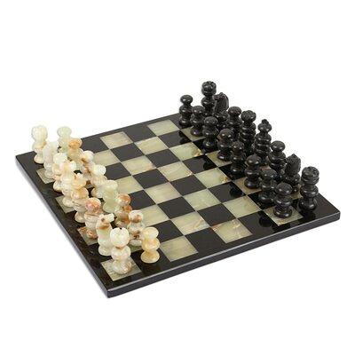 Novica Kingdom Wars Wood Chess Set, Wayfair