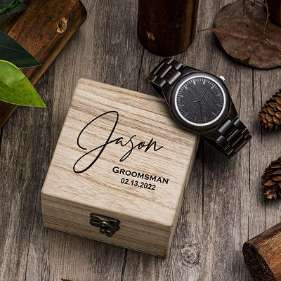 Wooden Wrist watch,Wooden watches,Mens Wood watch,Personalized watch,Husband watch,Groomsmen watches,Cool watches,Customized Watch