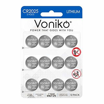 CR2025 Battery,2025 3V Button Cell Battery,30 Pack Lithium Button Cell  Watches Battery,5-Year Warranty 