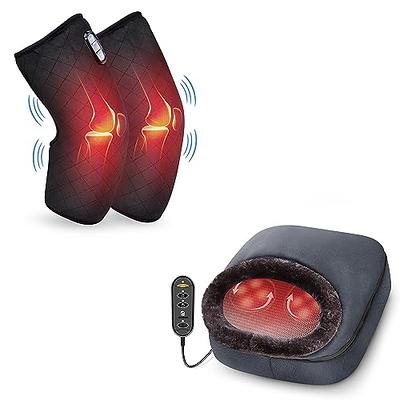 Comfier Cordless Knee Massager with Heat, Vibration Knee Brace Wrap for Arthritis Pain Relief, 3-in-1 Heating Pad for Knee Shoulder Elbow, Knee Warmer