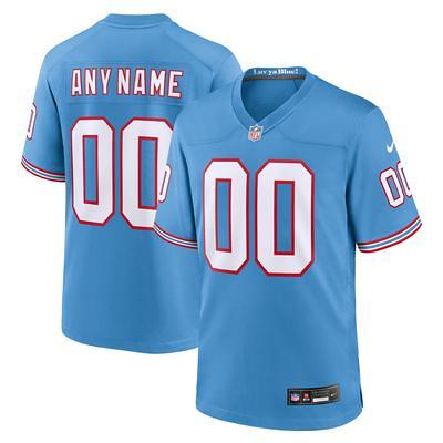 Men's Houston Oilers Eddie George Mitchell & Ness White Legacy Replica  Jersey