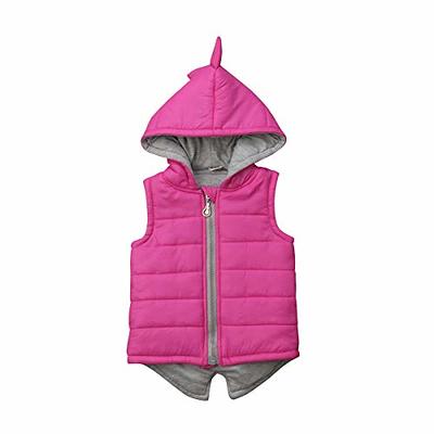 Miyanuby Toddler Baby Girls Boys Gilets Winter Warm Vest Button Outdoor  Coat Jacket Outwear with Pocket 2-7 Years : : Fashion