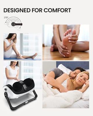 Gymax Rolling Foot Massager Shiatsu Foot Massage Machine w/ Remote Control  Grey 