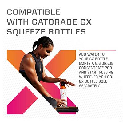 Gatorade Gx Hydration System, Non-Slip Gx Squeeze Bottles & Gx Sports Drink  Concentrate Pods 