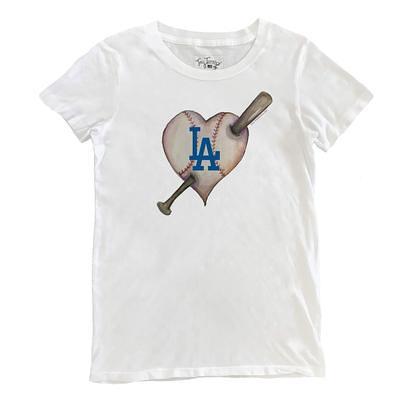 Youth Los Angeles Dodgers Tiny Turnip White TT Rex T-Shirt