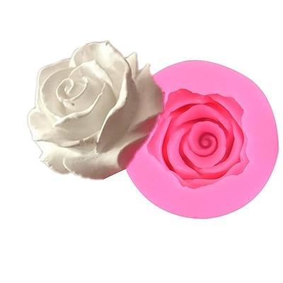 BargainRollBack OTHER MODL 2 Pack of X Large Rose Flower Ice Cube Chocolate  Soap Tray Mold Silicone Party Maker (Ships from USA), Pink