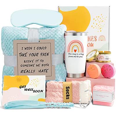 Get Well Soon Gifts for Women, Relaxing Spa Gift Basket Care Package for  Women Her Mom Sister Best Friend, Unique Thinking of You Gifts Set for Women