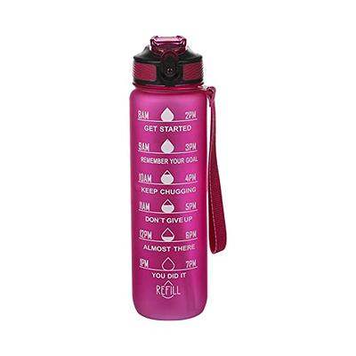 32 OZ Sports Water Bottles with Time Marker