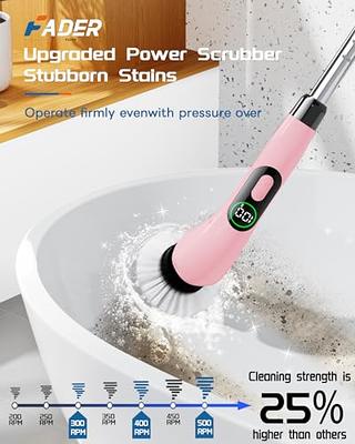 43.3 in. Multi-Purpose Surface Power Scrubber Cleaner Scrub Brush