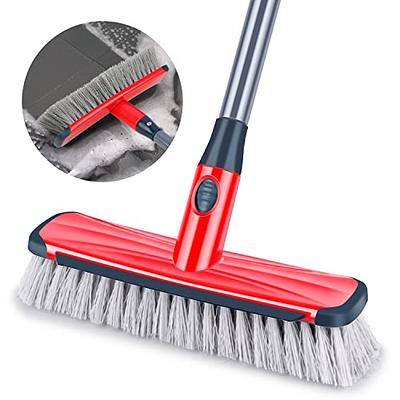 ITTAHO Multi-Use Floor Scrub Brush with Long Handle,Extendable Grout Cleaner