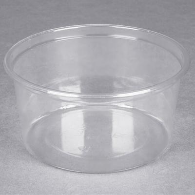 ChoiceHD 16 oz. Microwavable Translucent Plastic Deli Container and Lid  Combo Pack - 240/Case