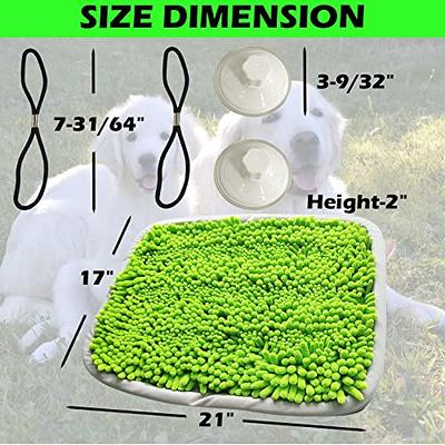 Snuffle Mat for Dogs, 17'' x 21'' Dog Sniffing Mat Feed Game for Boredom  Encourages Natural Foraging Skills, Dog Stimulation Puzzle Toys, Perfect to  Stress Relief for Small/Medium/Large Dogs,Green - Yahoo Shopping