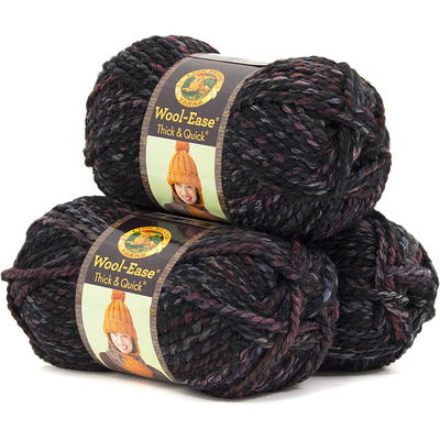  Lion Brand Yarn Woolease Thick & Quick Yarn, 1 Pack