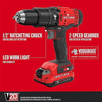 Reviva 12V Max* Cordless Hammer Drill With Charger And Screwdriver Bit