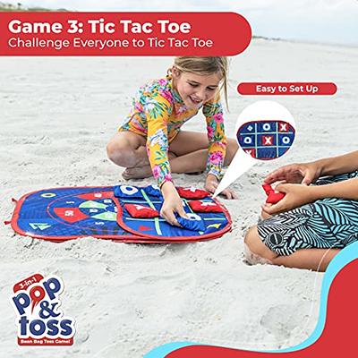 Bean Bag Toss Game Kids Outdoor Toys,Double-Sided Foldable