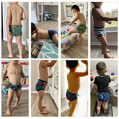 MooMoo Baby Waterproof Training Pants Training Underwear 6 Packs Absorbent Toddler  Training Underpants for Potty Boys 2T Blue : : Clothing, Shoes &  Accessories