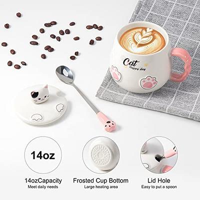 Coffee Mug Warmer & Mug Set, Cute Coffee Cup Warmer for Desk Home