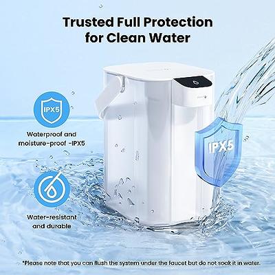 Waterdrop Electric Instant Water Filter Pitcher, Dispenser, 200-Gallon, 5X  Times Long-Life Countertop Water Filter System, Reduce PFOA/PFOS, Chlorine,  Lead, 15-Cup, White, with 1 Filter - Yahoo Shopping
