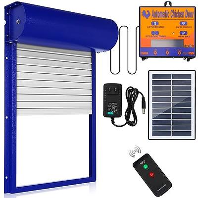 Winpull Chicken Coop Heater, Portable Radiant Chicken Heater, 5 Timing and  3 Temperature Levels, 100/200W Coop Heater with Thermostat Energy Efficient