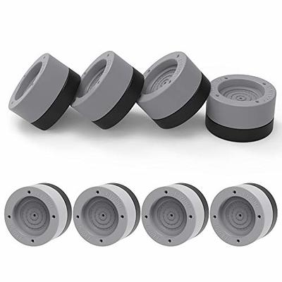 4 Pack Shock and Noise Cancelling Washing Machine Support, Anti Vibration  Rubber Washing Machine Feet Pads, Prevent Moving Shaking Walking Washing