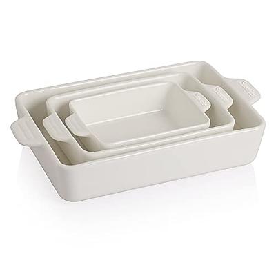 Rubbermaid DuraLite Glass Bakeware, 2-Piece Set, Baking Dishes or Casserole  Dishes, 1.75-Quart and 0.97-Quart Square No Lids - Yahoo Shopping