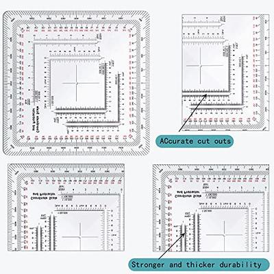 Military Protractor - Perfectly cut for Land Nav 