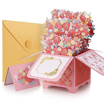 Box of Roses Pop Up Card – Paper Love