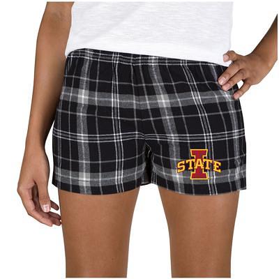 Women's Concepts Sport Black/Gray Iowa State Cyclones Ultimate Flannel  Sleep Shorts - Yahoo Shopping
