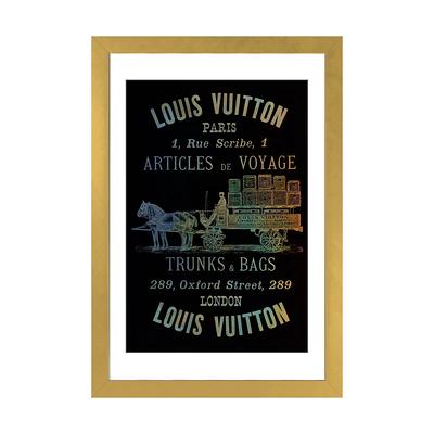 iCanvas Louis Vuitton Logo Lips Pattern by Julie Schreiber