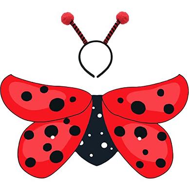 iROLEWIN Boys-Bee-Costume for Toddler Kids Ladybug-Costume for Girls  Halloween Dress-up Cape Mask and Headband Party Favors