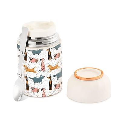 JOOPETALK Thermo for Hot Food Kids 17oz Soup Thermo Insulated Food Jar  Lunch Container Keeps Hot/Cold Vacuum Stainless Steel Thermo Lunch Box With  Handle Folding Spoon for School, Office, Travel - Yahoo