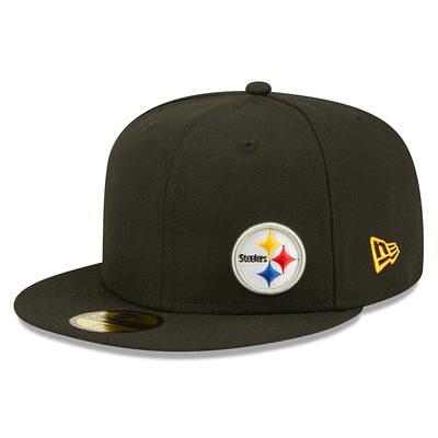 Pittsburgh Steelers New Era 2022 NFL Sideline Official Two-Tone 39THIRTY  Flex Hat - Cream/Black