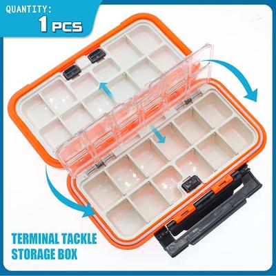 Fishing Box Organizer with Removable Dividers Fishing Soft Bait