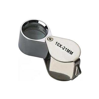 10X Jewelers Loupe Magnifier Foldable Pocket Magnifying-Glass