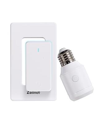 Zoiinet 500W Remote Control Light Bulb Socket, Wireless Light