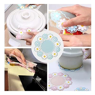 Decor Store Kitchen Silicone Heat Resistant Table Mat Non-slip Pot Pan  Holder Pad Cushion 