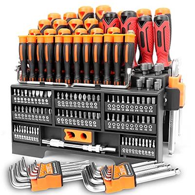 Amartisan 146-piece Magnetic Screwdrivers DIY Tools Set Plastic Racking for Men  Tools Gift, Includs Precision screwdriver, Magnetizer, Key Set, Nut Driver  and Bit Set - Yahoo Shopping