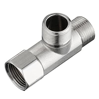 YOUHO 2pcs 5/8 Brass Hose Barb Tee, 3-Way Tee Hose Fitting (5/8 x 5/8 x  5/8 tee hose connector)