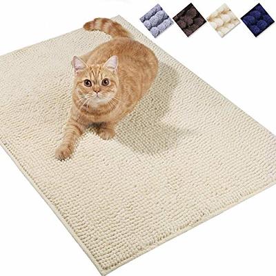 Drymate Corner Cat Litter Trapping Mat, (Ridged Design), Traps Litter &  Mess from Box, Soft on Kitty Paws - Absorbent/Waterproof/Urine-Proof -  Machine